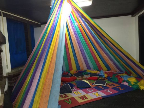 ambientação feira literária infantil