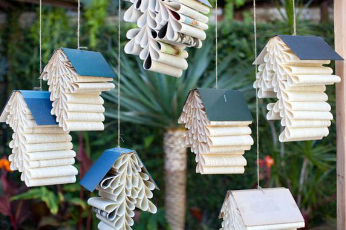 feira literária sustentável decoração