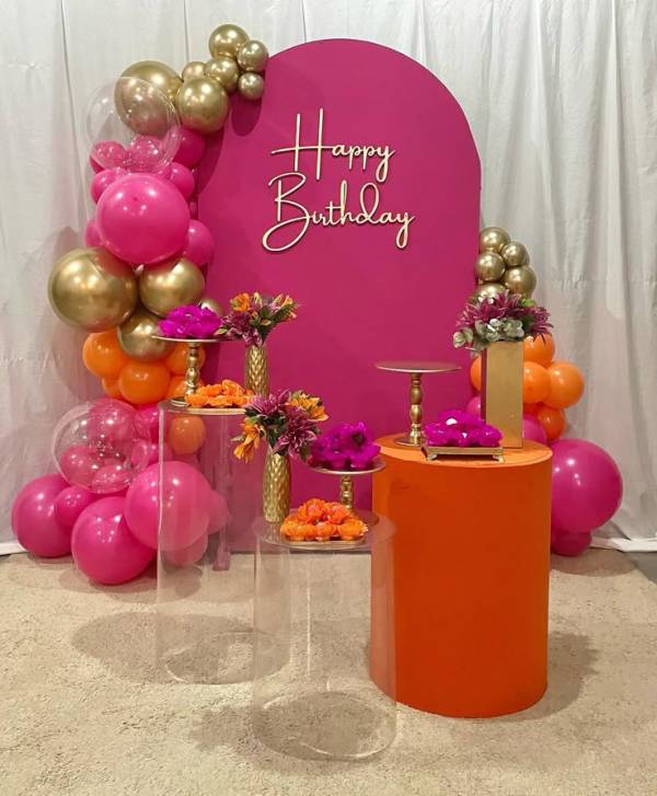 decoração de festa para mulheres mais velhas