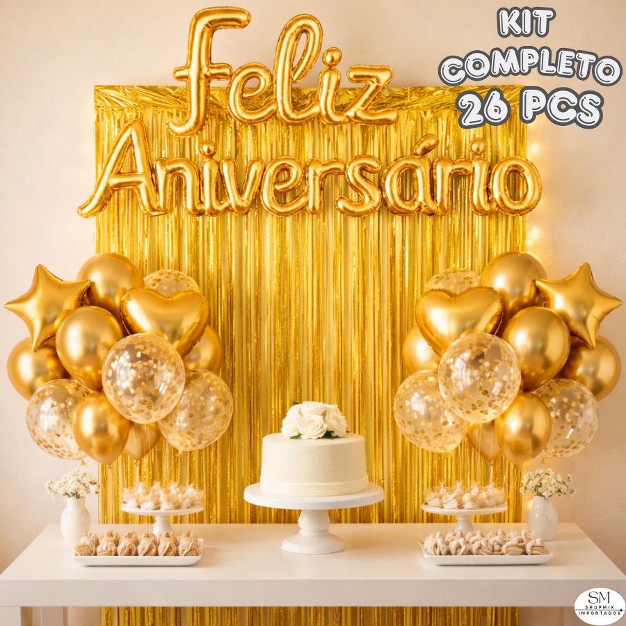 decoração de aniversário feminino simples e barato