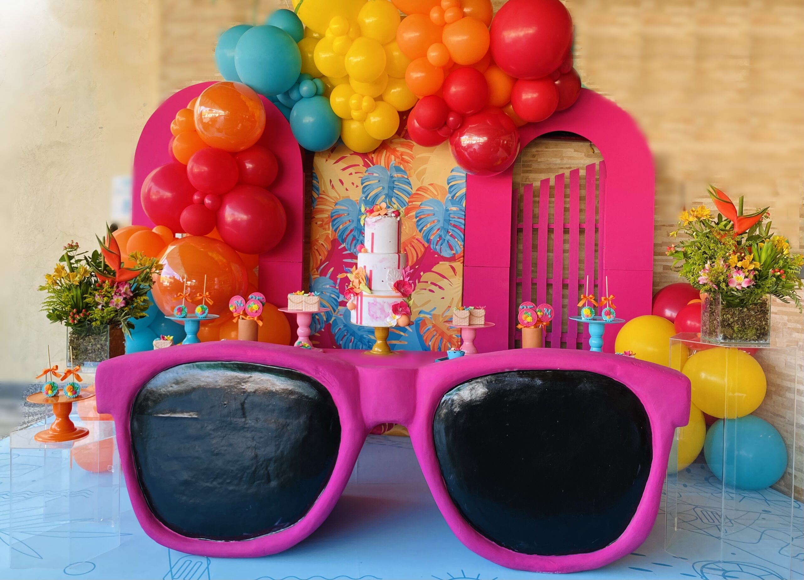 como decorar festa feminina em espaço pequeno