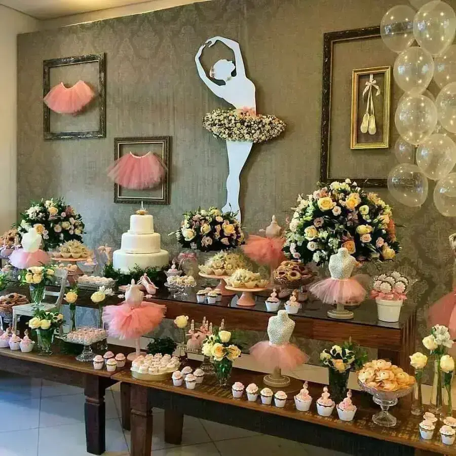 festa de aniversário feminino sem balões