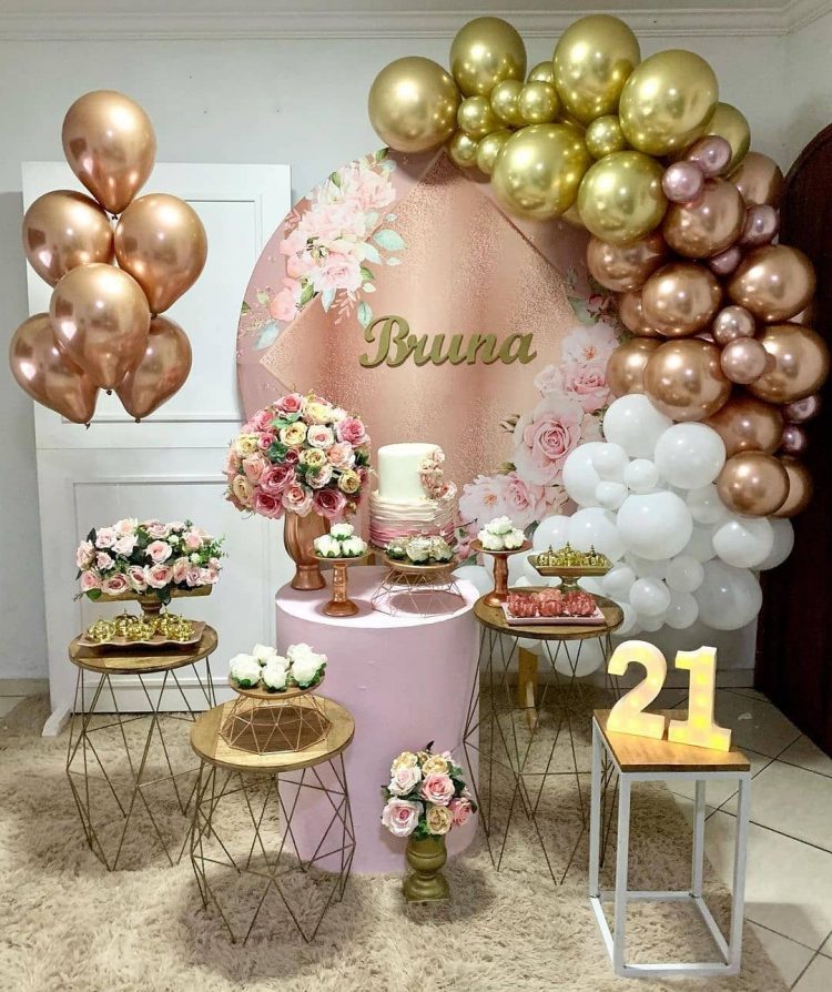 festa 30 anos feminino decoração