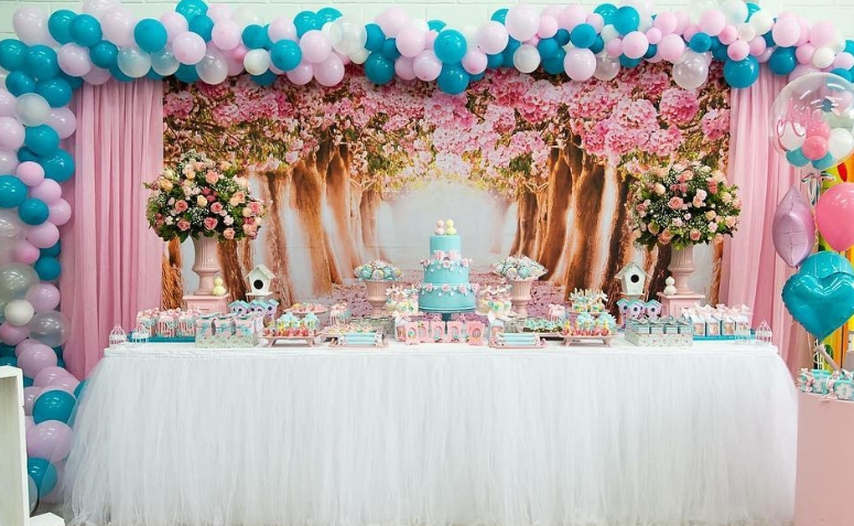 cores para festa jardim encantado