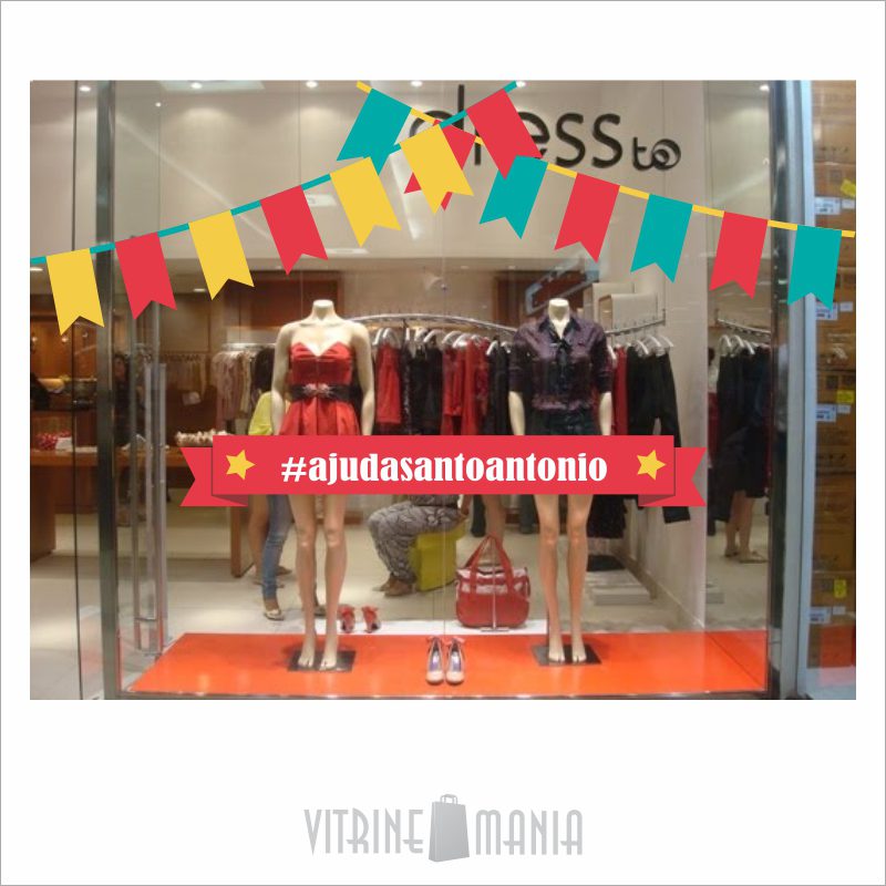 inspiração vitrine arraiá