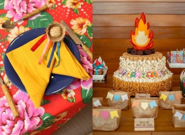 decoração arraiá simples