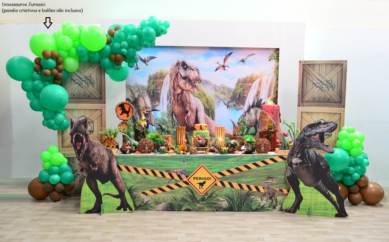 mini table dinossauro