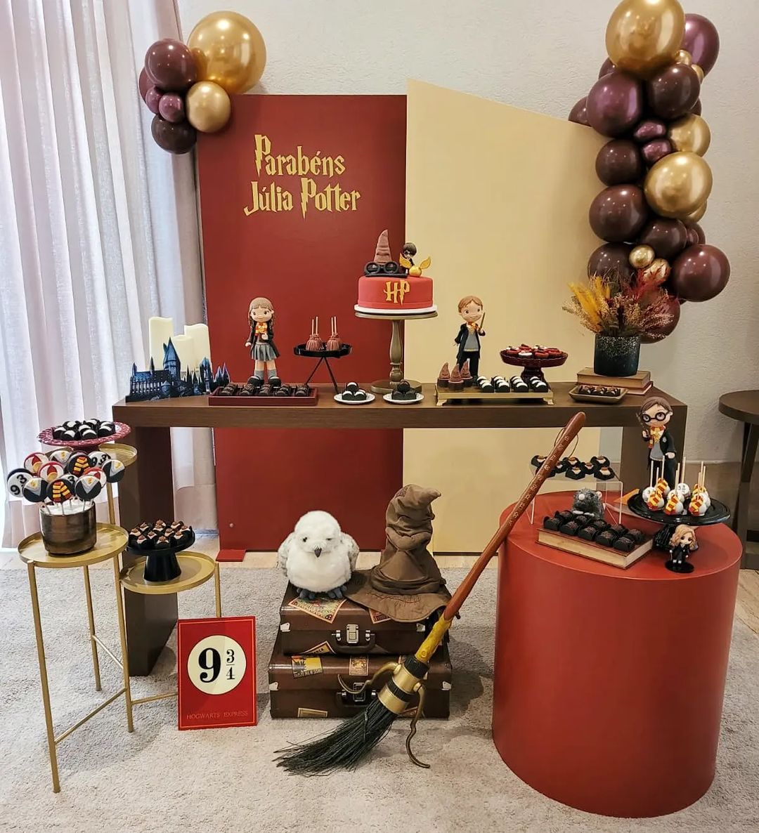 painel decoração Harry Potter
