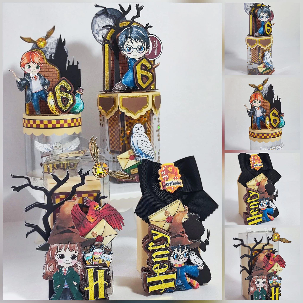 cores casas Hogwarts festa