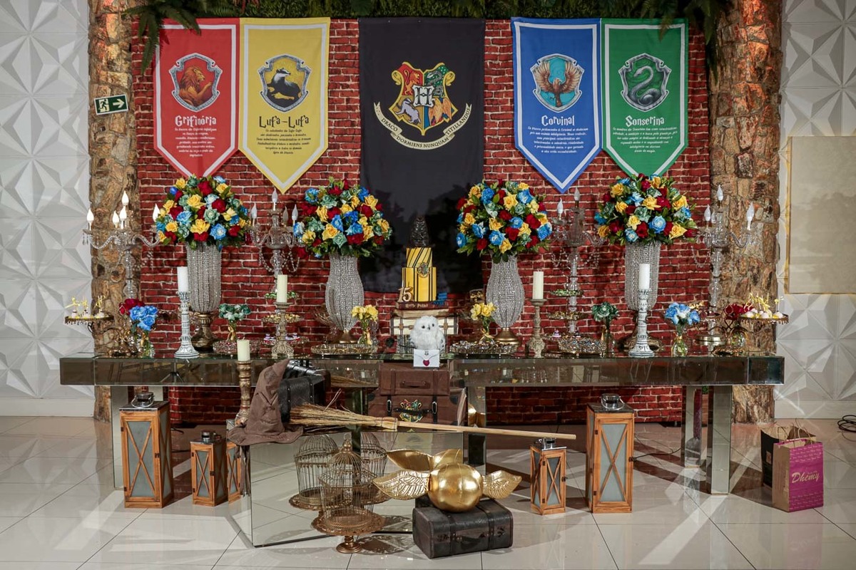 decoração aniversário infantil Harry Potter