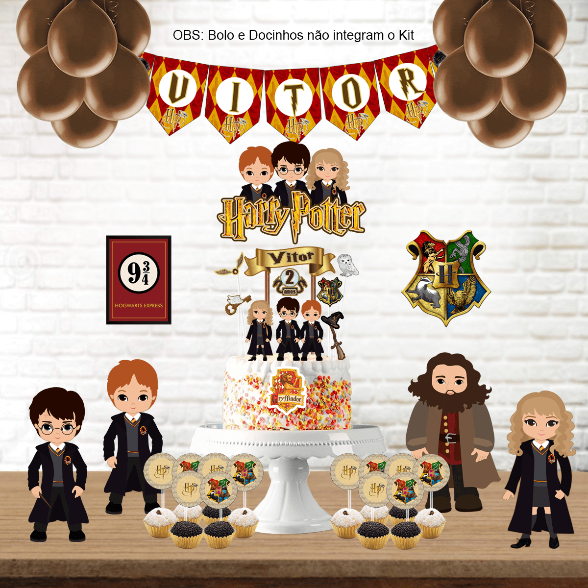 lembrancinhas Harry Potter aniversário