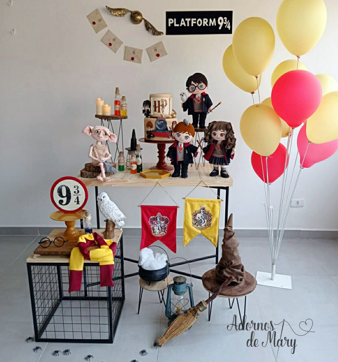 velas flutuantes festa Harry Potter