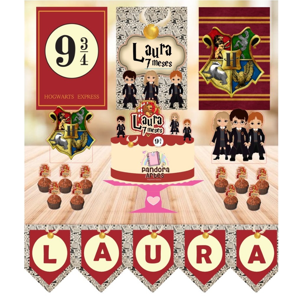 decoração harry potter festa infantil