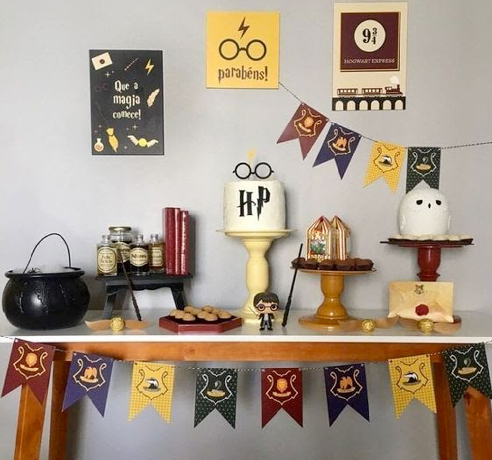 elementos decorativos harry potter para imprimir grátis