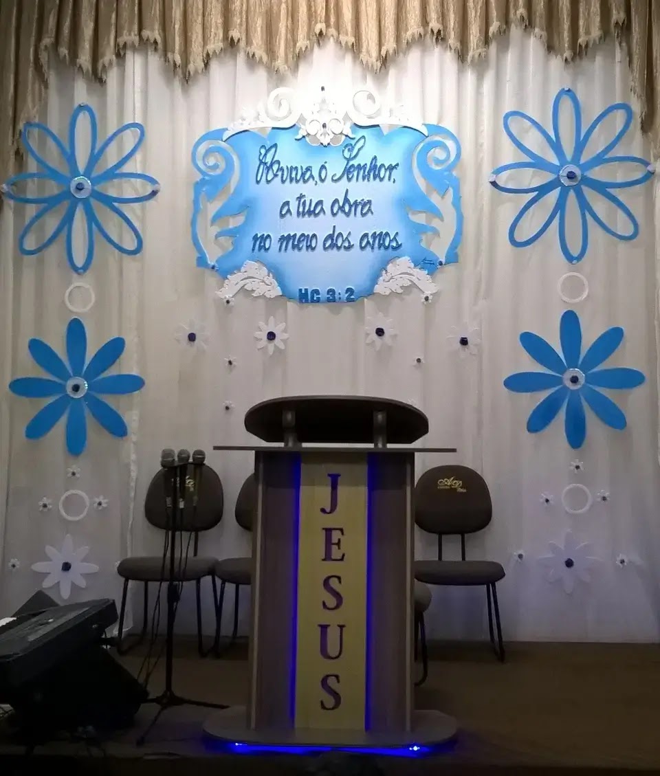 painel decorativo culto jovem