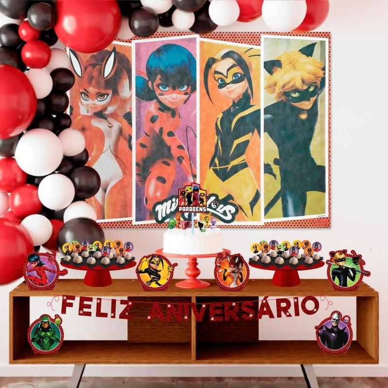 decoração festa infantil ladybug