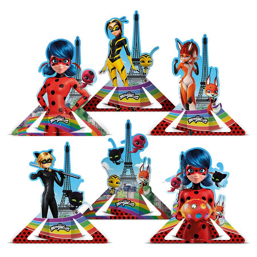 decoração ladybug e cat noir