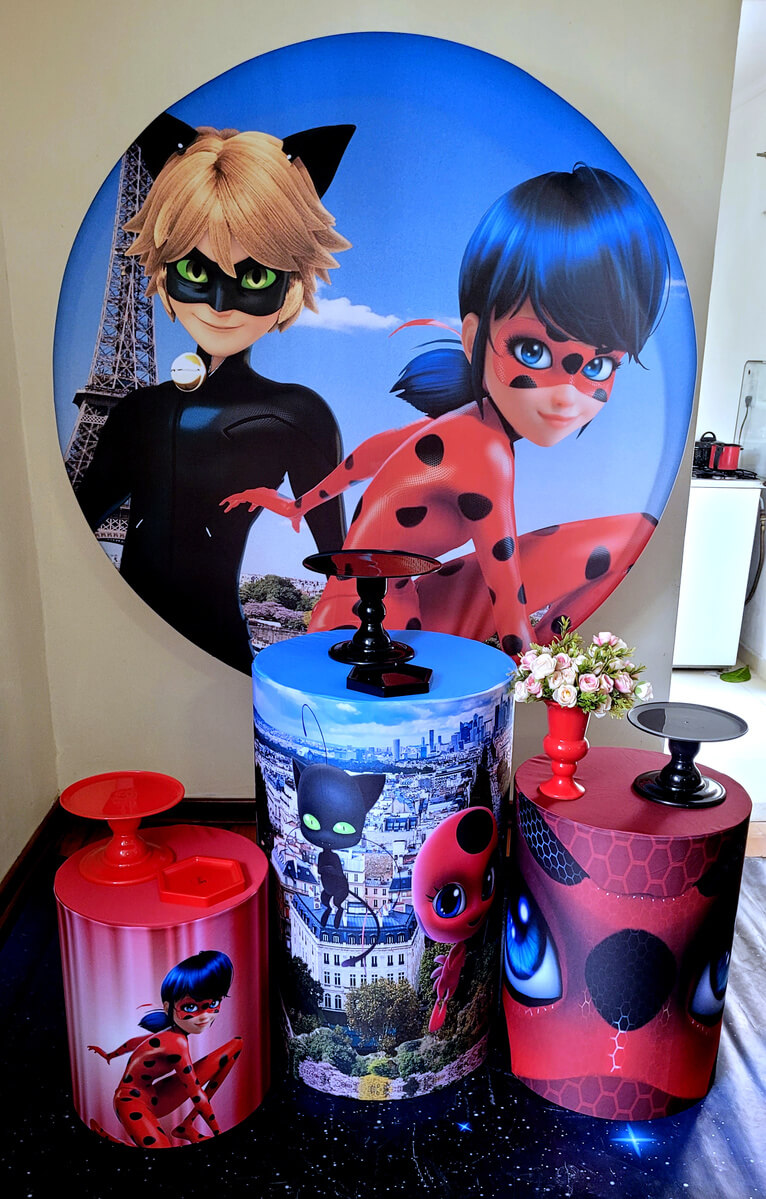 painel ladybug festa