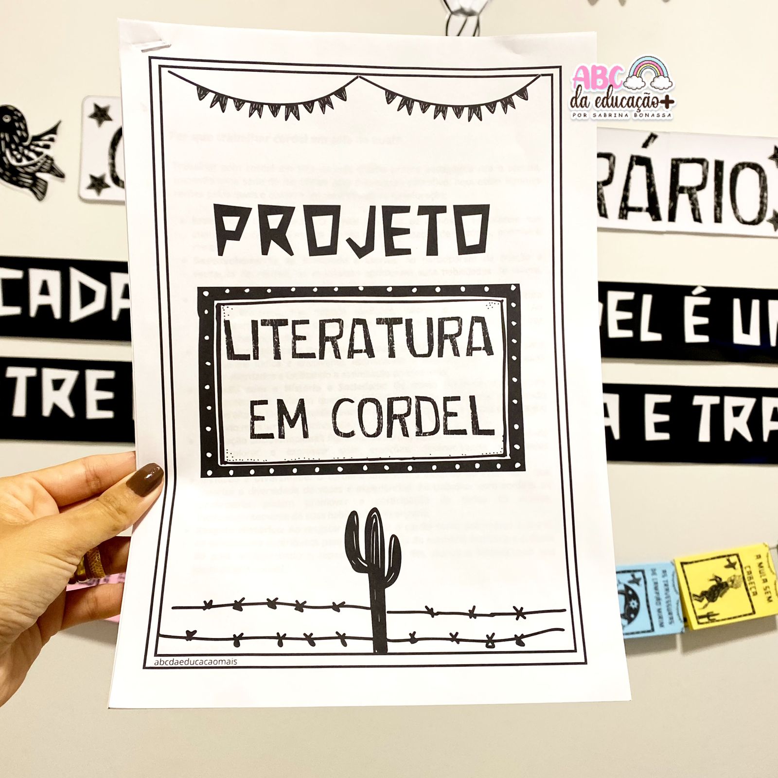 ideias decoração xilogravura