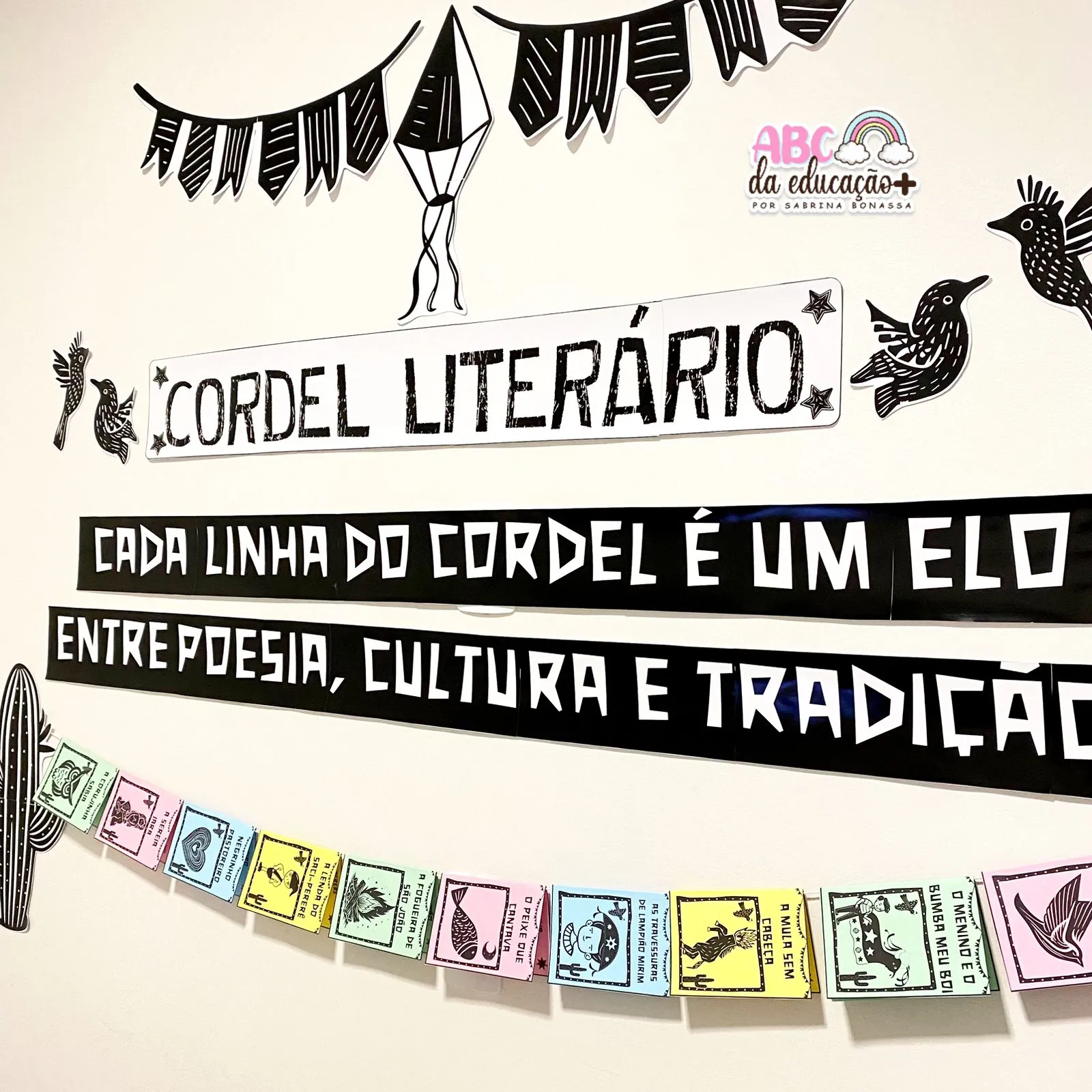 decoração festa junina literatura de cordel