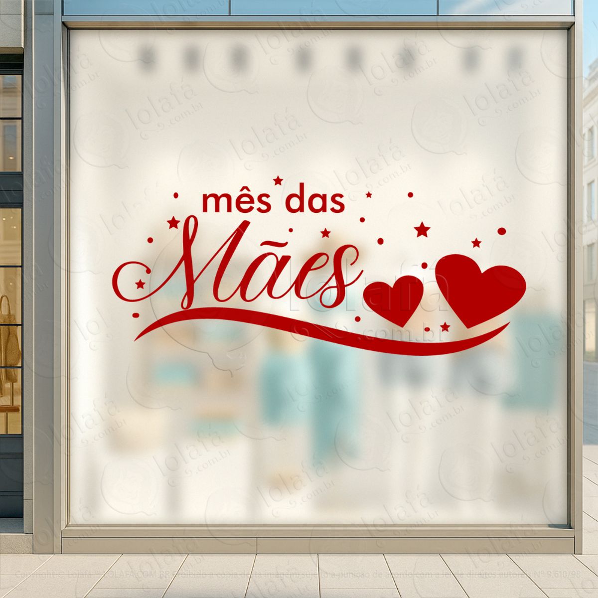 ideias decoração loja dia das mães 2026
