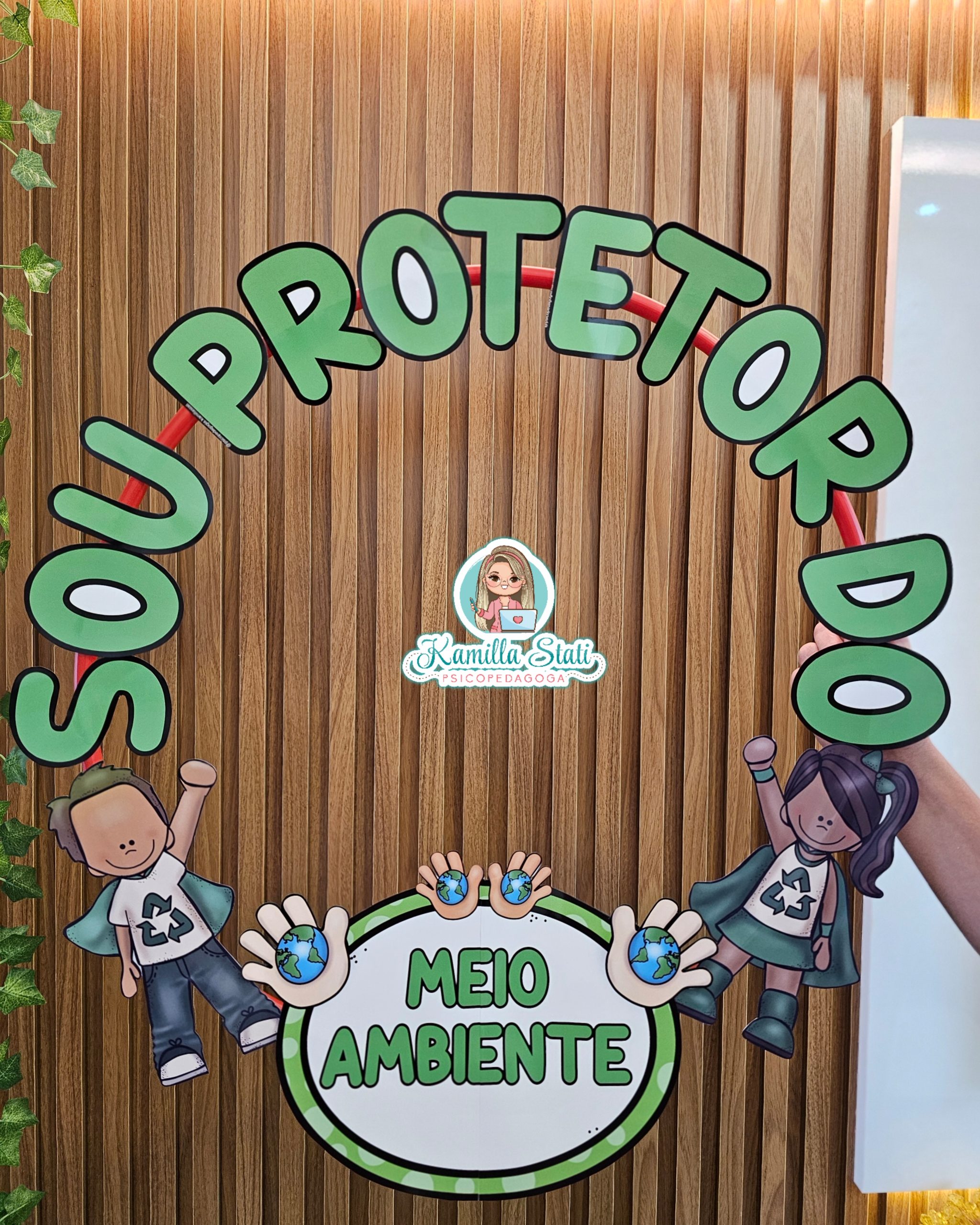 decoração sustentável creche