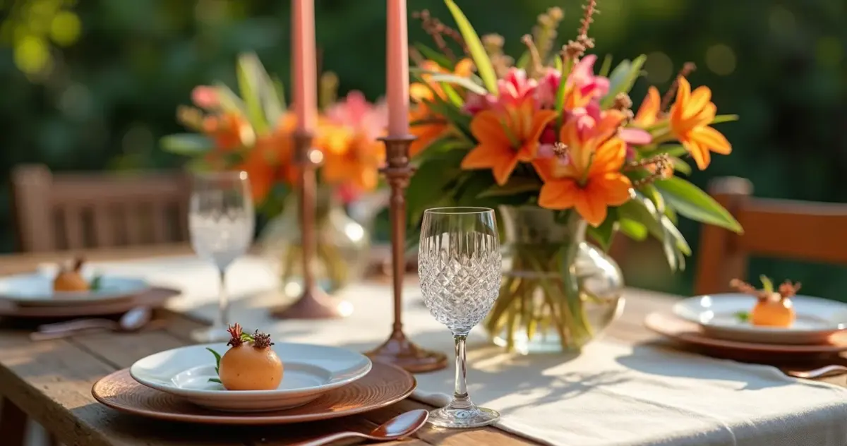 como decorar mesa de aniversário sem atrapalhar os pratos