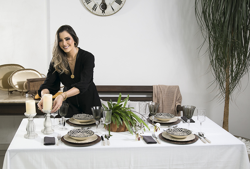 altura ideal de enfeites na mesa de festa