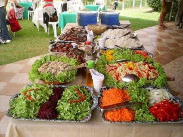 mesa de churrasco gourmet