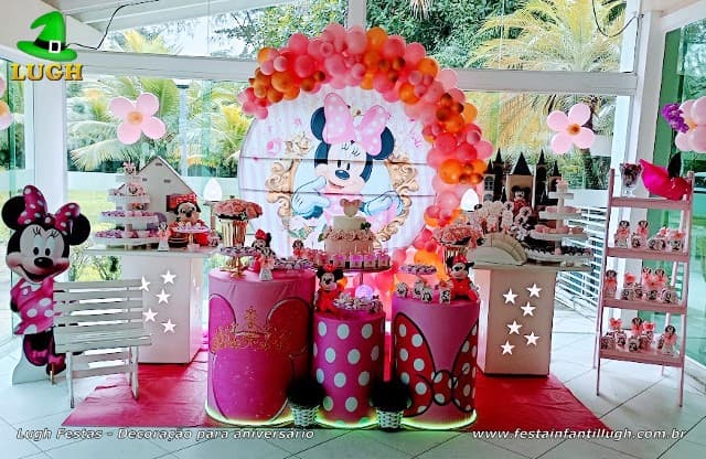 kit festa minnie rosa 1 ano