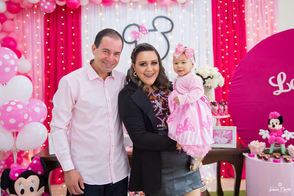 decoração de aniversário minnie rosa