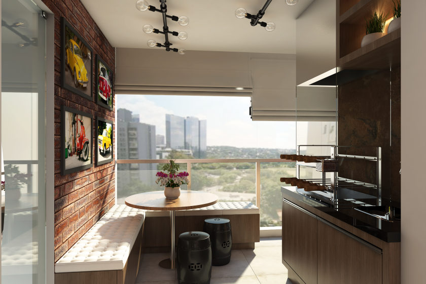 apartamento pequeno estilo moderno