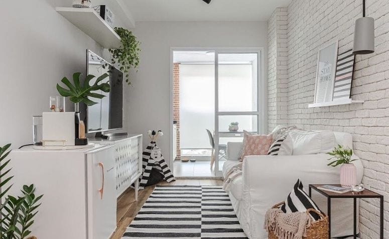 cores para apartamento pequeno moderno