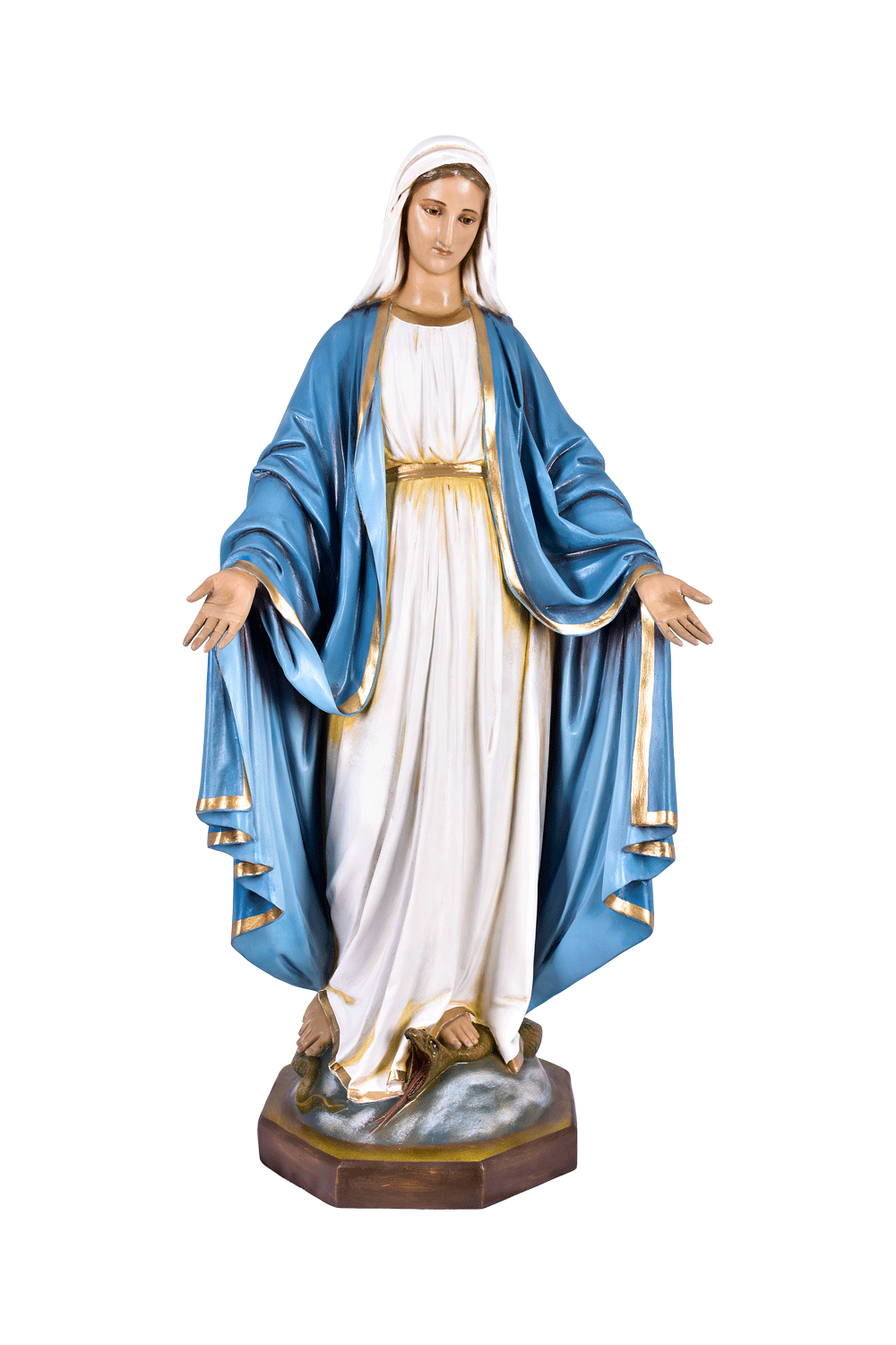 decoração Nossa Senhora das Graças para altar caseiro