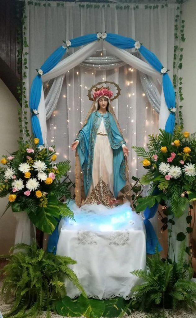 decoração Nossa Senhora das Graças para batizado