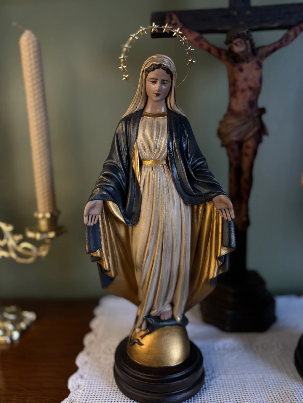 cores para decoração Nossa Senhora das Graças