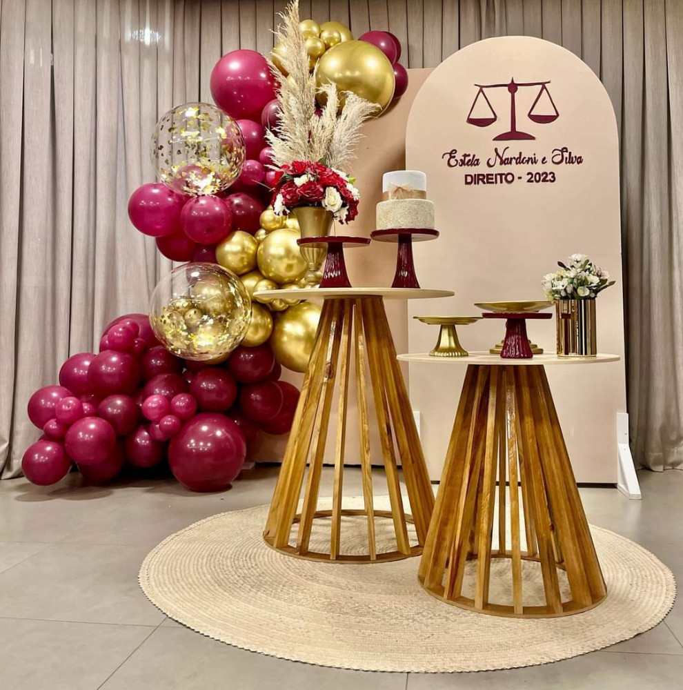 decoração formatura direito individual