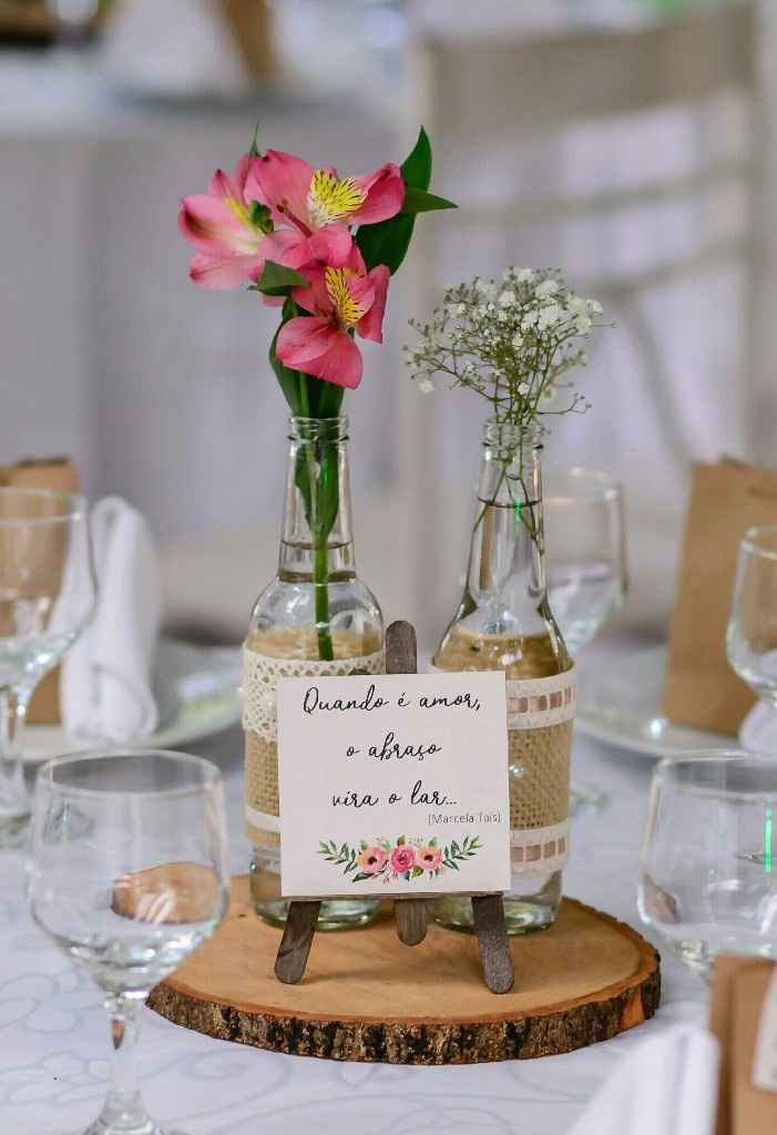 decoração de mesa de casamento barata