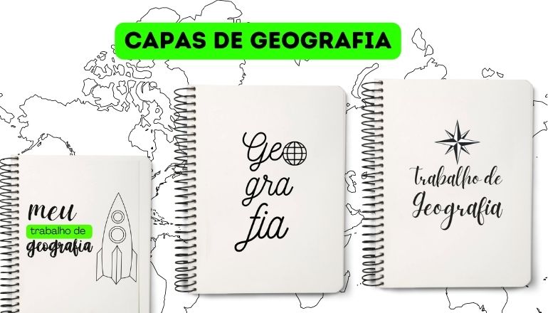 ideias criativas capa geografia