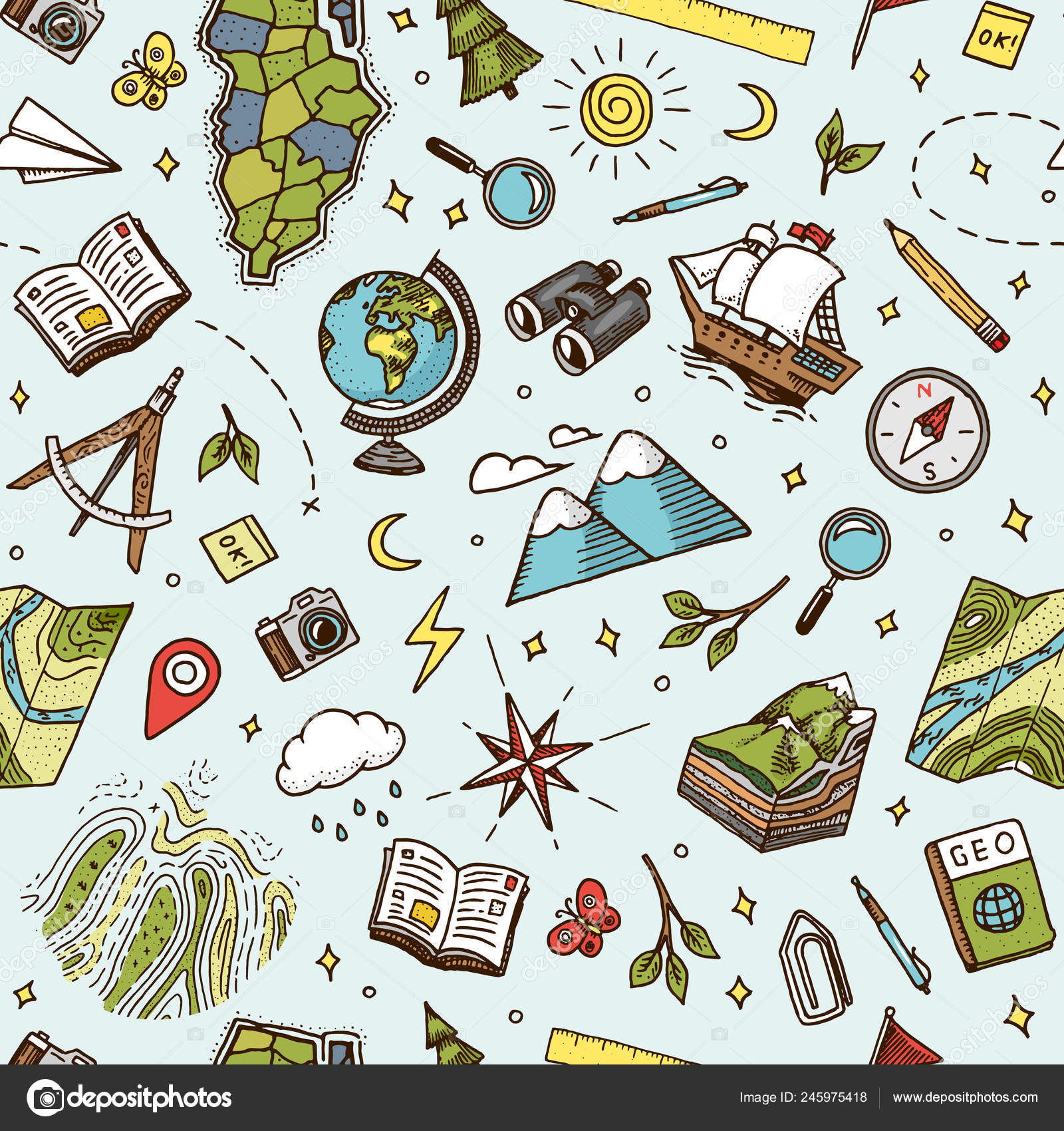 materiais para capa de geografia