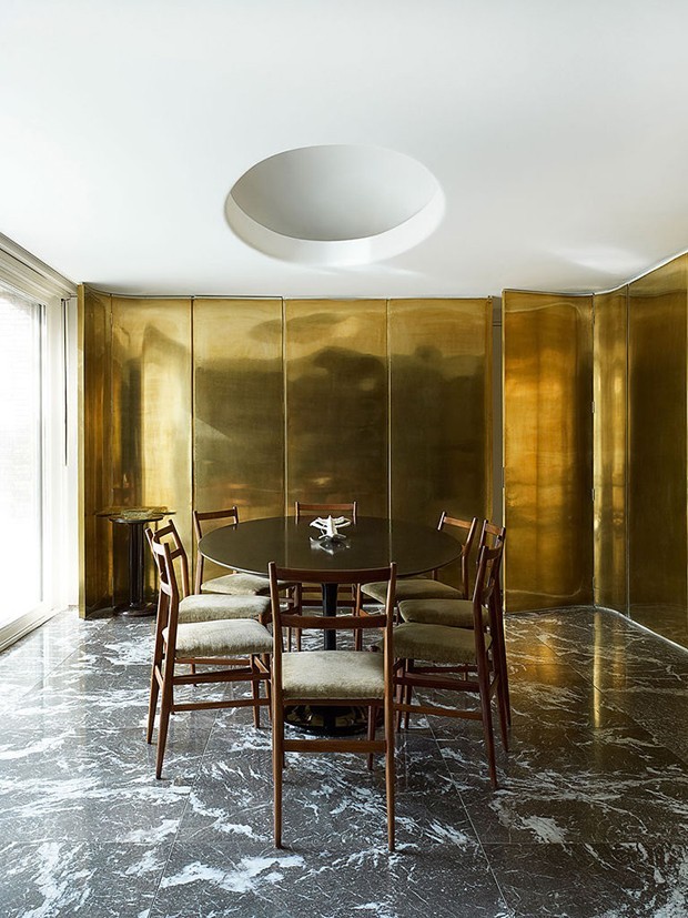 harmonizando prata e dourado em ambientes