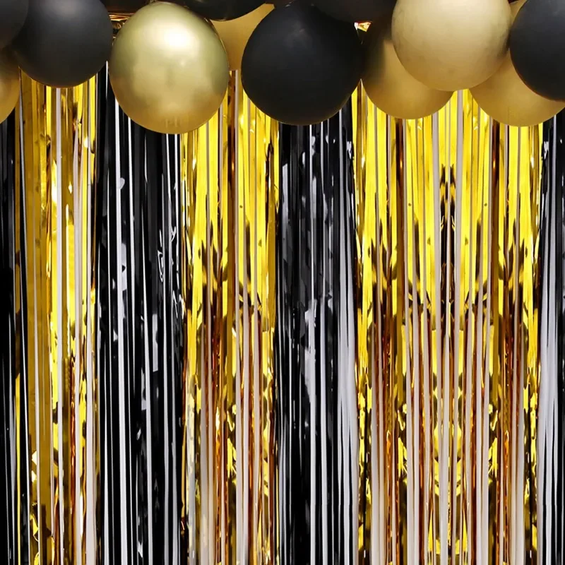 decoração de luxo preto e dourado