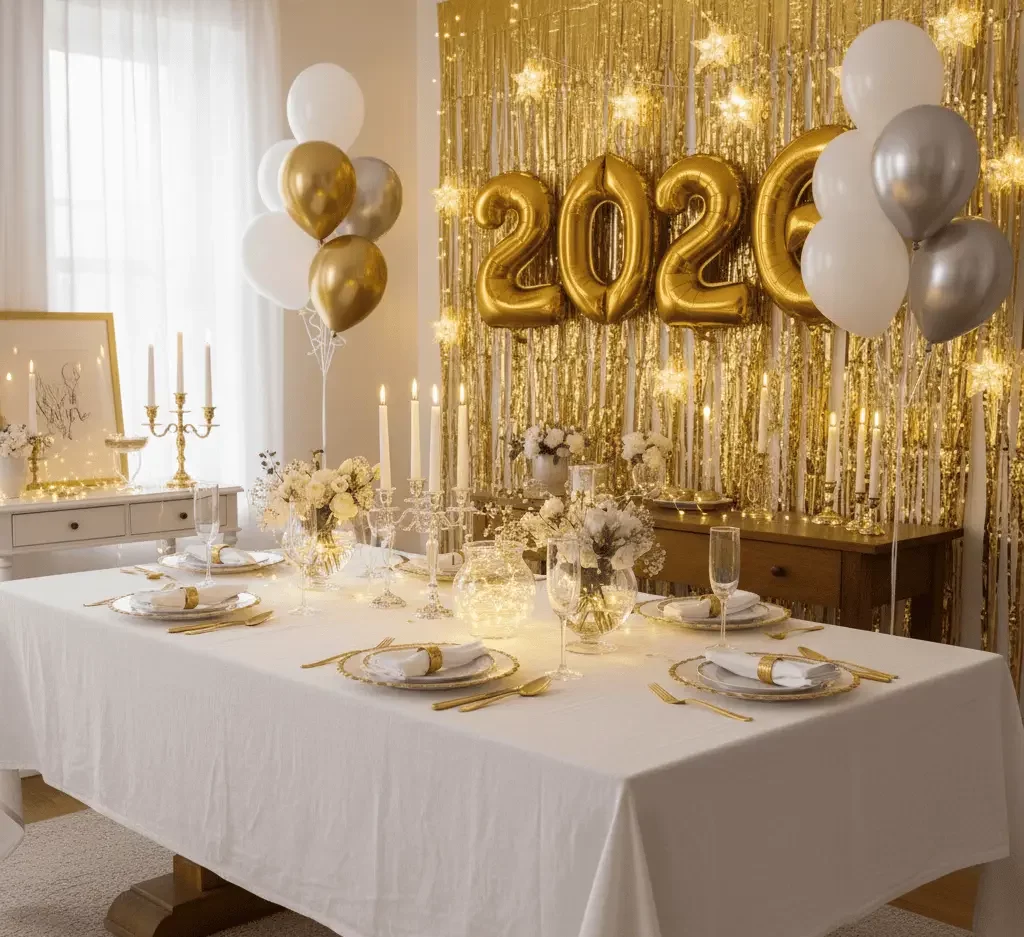 inspiração decoração prata futurista