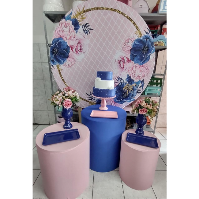 tema sereia rosa e azul