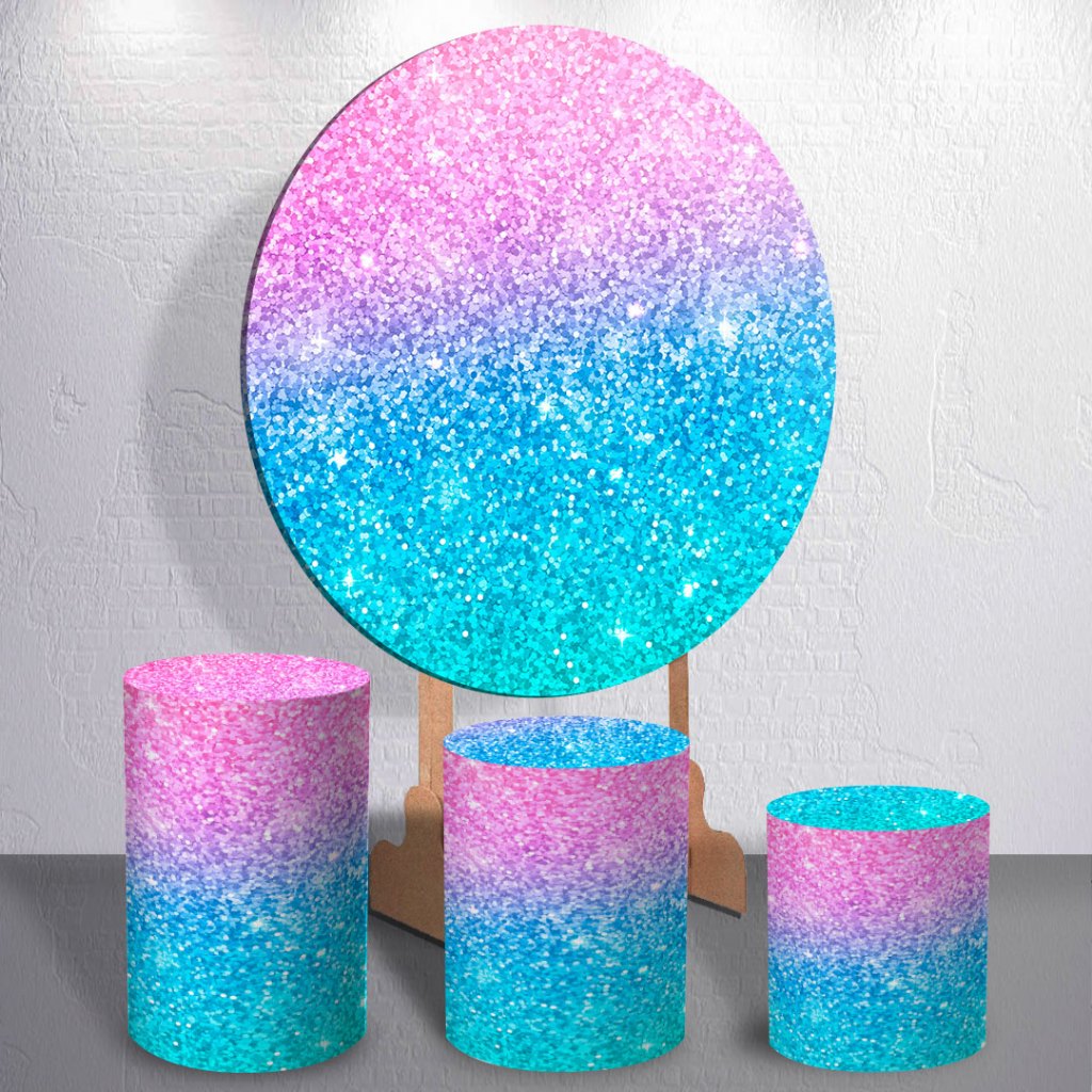 tema astronauta rosa e azul
