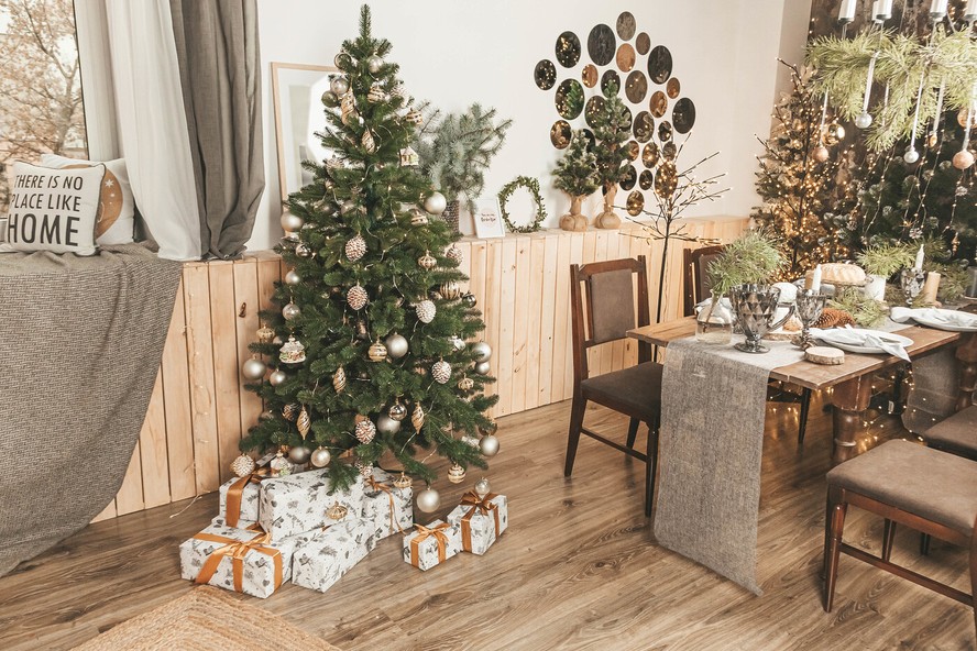 decoração de natal campo