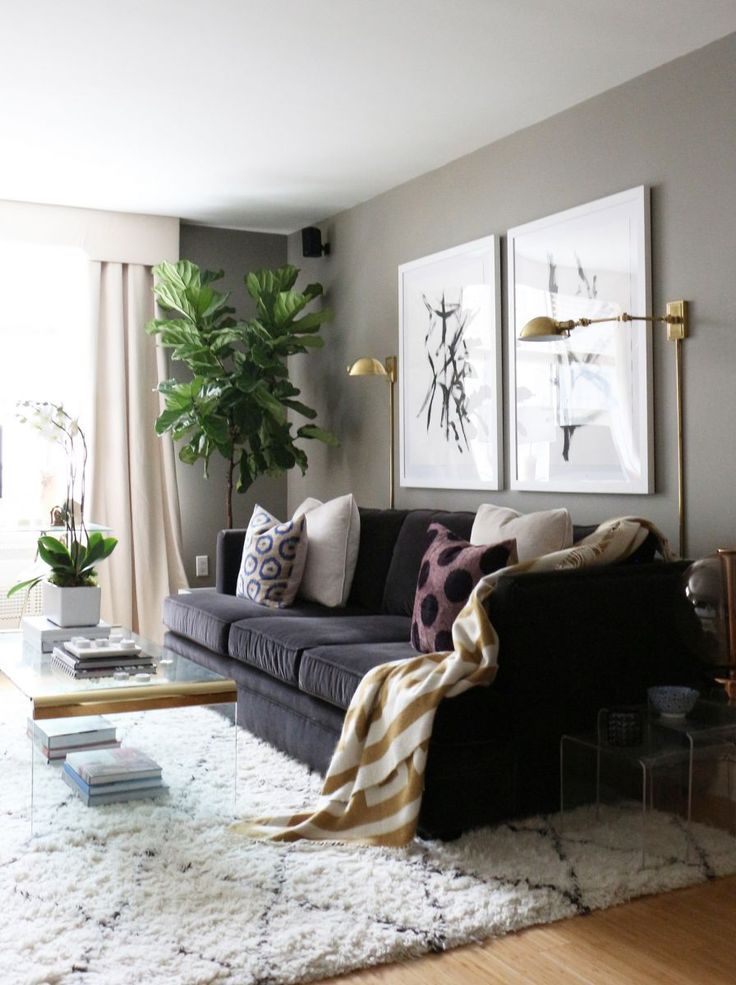 estilo minimalista cinza preto