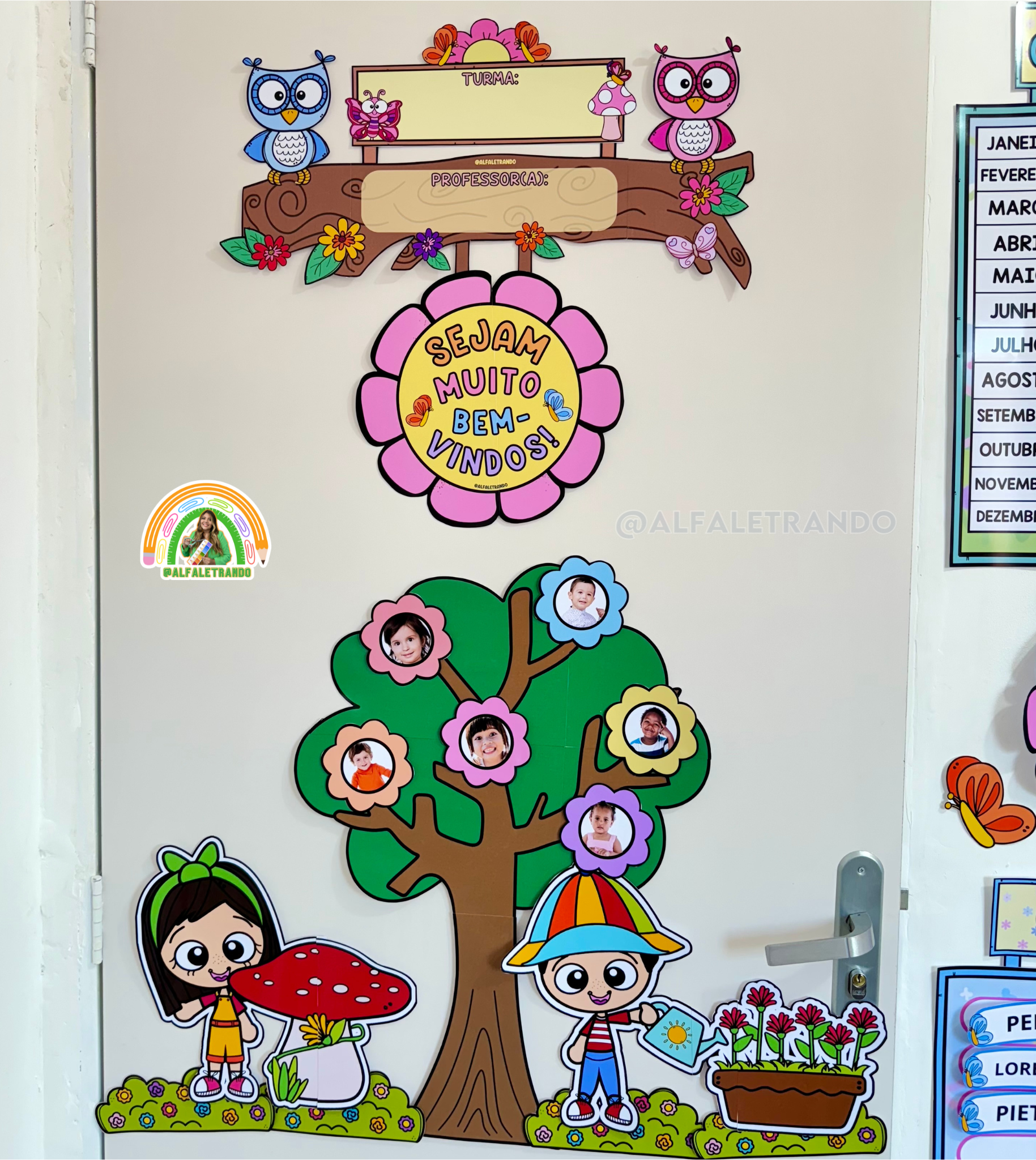 ideias decoração jardim encantado educação infantil