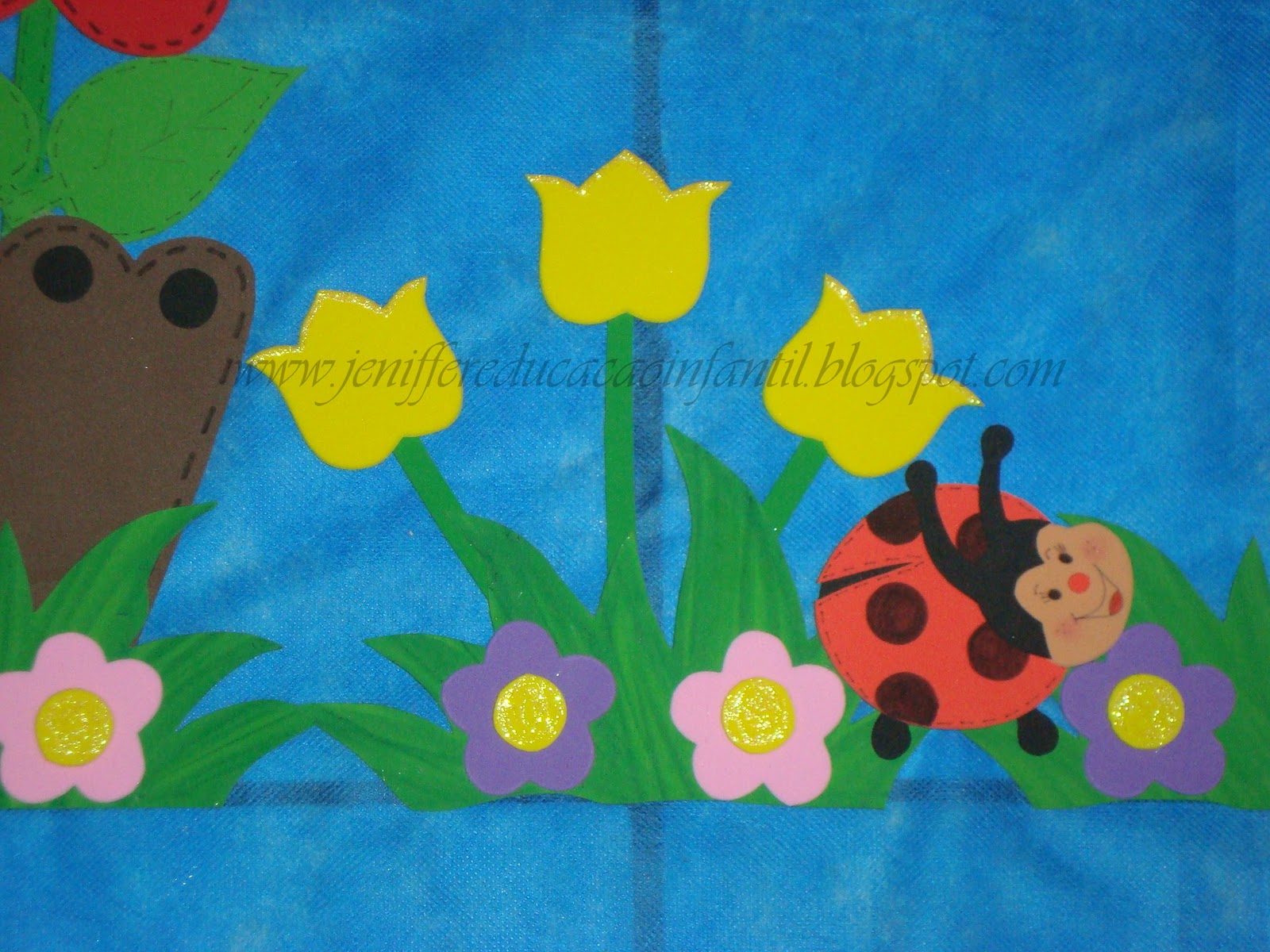 painel jardim encantado para sala de aula