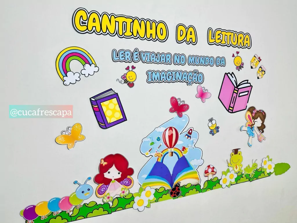 diy decoração jardim sala de aula